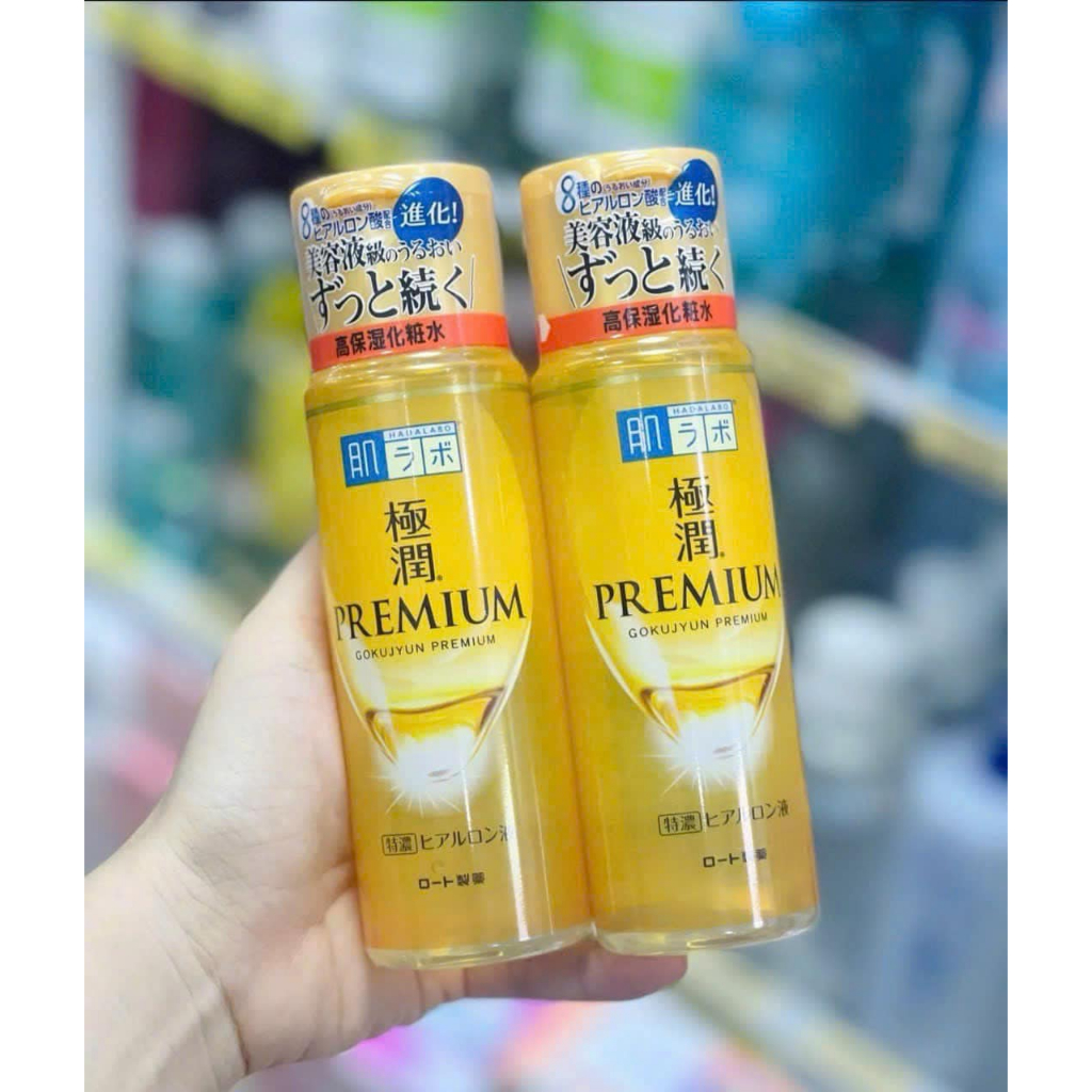 Nước hoa hồng/dung dịch dưỡng ẩm Hada Labo Gokujyun Premium vàng dưỡng ...