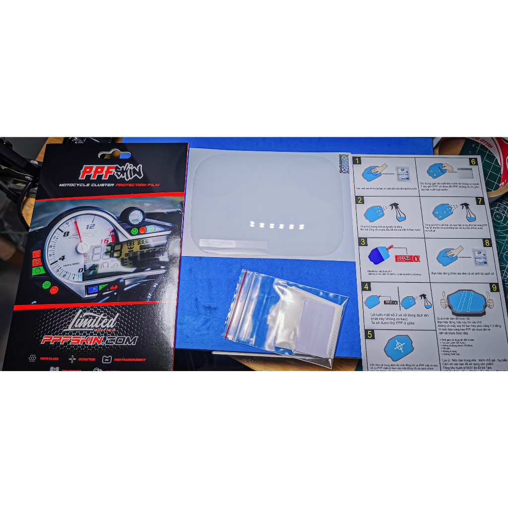 PPF Yadea Ocean  ...PPF dán bảo vệ mặt đồng hồ xe