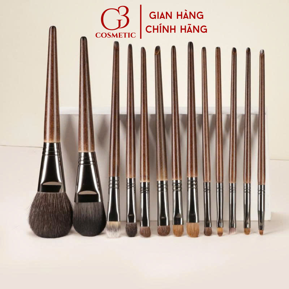 【OVW】Bộ cọ trang điểm 14 cây OVW lông tự nhiên mềm mại bộ cọ makeup cá nhân chuyên nghiệp