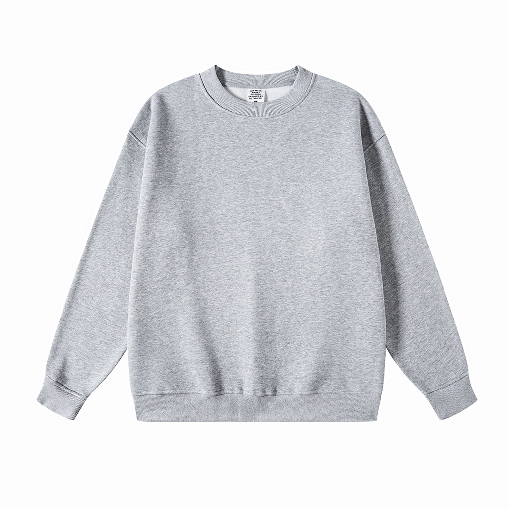 Sweater Nỷ Dáng Rộng Nam Nữ Form Rộng Local Brand HAZEE Chất Cotton Nỉ Ngoại Hàng Xuất Cao Cấp Trơn Cổ Tròn Dài Tay