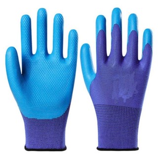 [SIÊU RẺ + HỎA TỐC] SET 20 ĐÔI Găng tay sơn xanh 688 bảo hộ lao động chất liệu bền đẹp - Bao tay lao động bởi OKAMAS