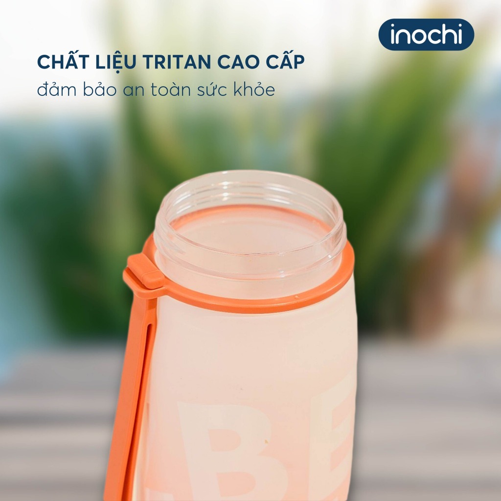 [MẪU MỚI] Bình nước Kita Glow INOCHI nhựa nguyên sinh cao cấp, nắp chống rò rỉ nước size 500ml và 700ml