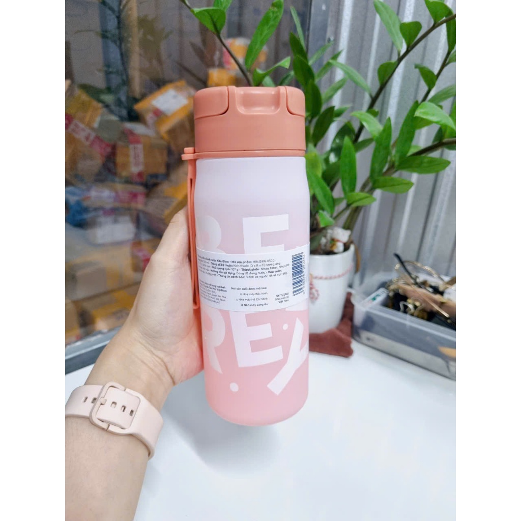 [MẪU MỚI] Bình nước Kita Glow INOCHI nhựa nguyên sinh cao cấp, nắp chống rò rỉ nước size 500ml và 700ml