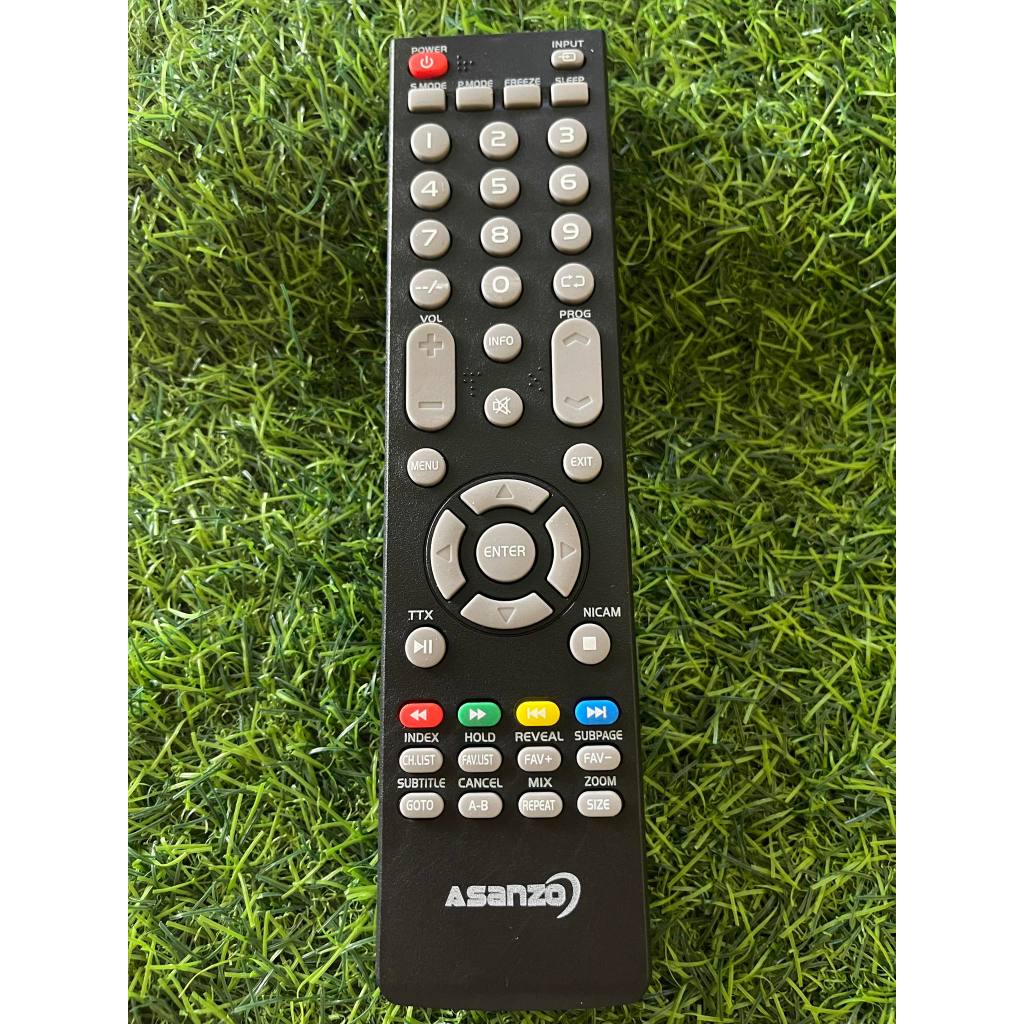 Điều khiển remote từ xa tivi asanzo LCD-kèm pin-tay đầu bấm tivi asanzo LCD