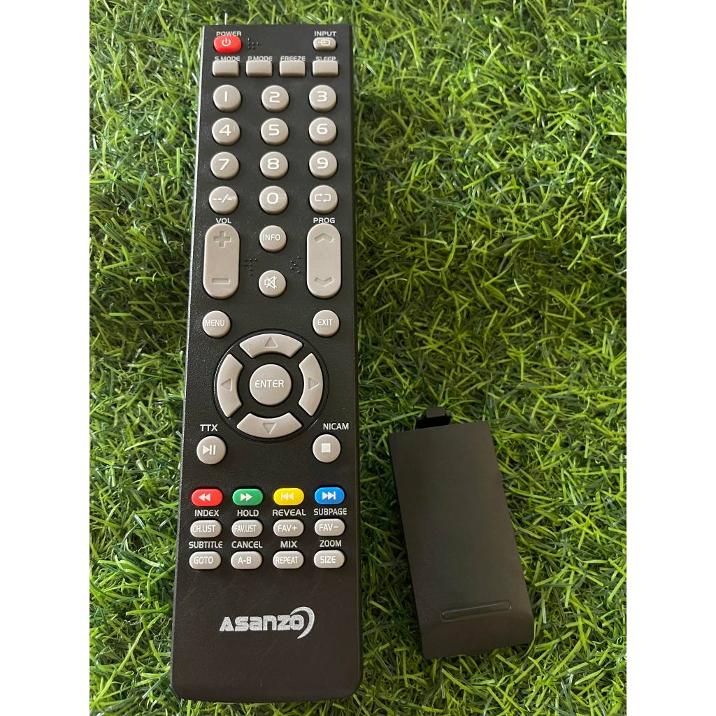 Điều khiển remote từ xa tivi asanzo LCD-kèm pin-tay đầu bấm tivi asanzo LCD
