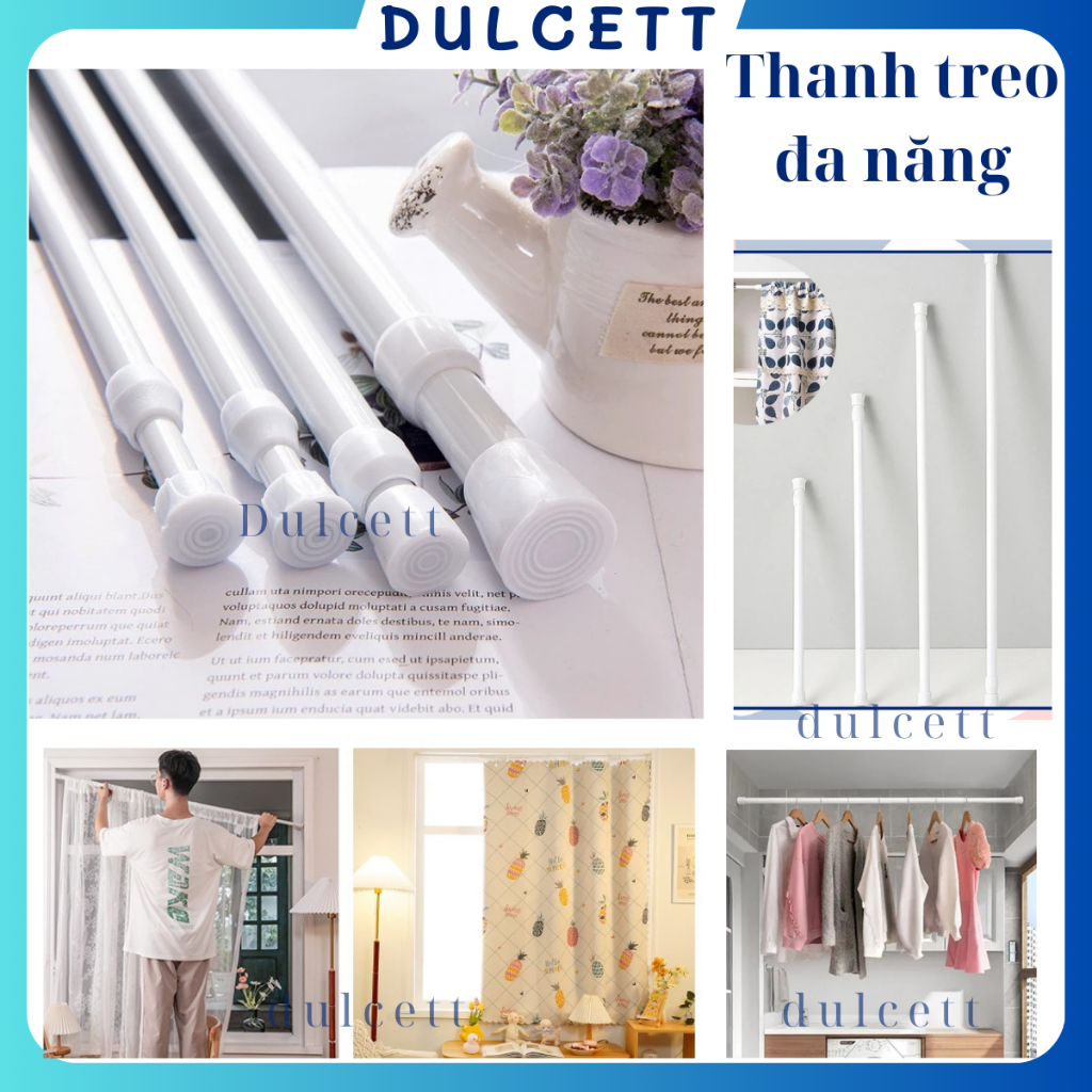 Thanh Treo Rèm Cửa Đa Năng Có Thể Điều Chỉnh Kéo Dài Không Cần Khoan ...