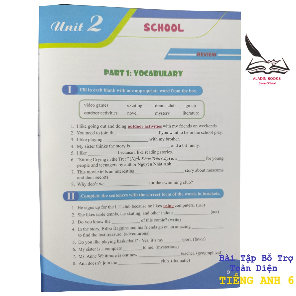 Sách-Bài Tập Bổ Trợ Toàn Diện Tiếng Anh Lớp 6