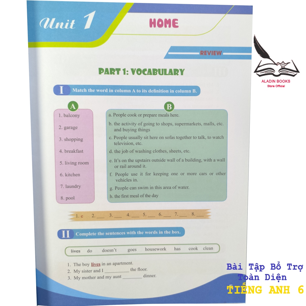 Sách-Bài Tập Bổ Trợ Toàn Diện Tiếng Anh Lớp 6