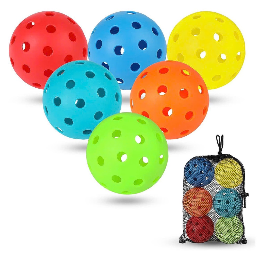 Bóng Pickleball 40 lỗ ngoài trời và tiêu chuẩn tập luyện,chất liệu TPE độ bền cao và độ nẩy ổn định