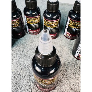 Chai dung dịch kem nhuộm nhựa đen nhám Sprayking Carbon Black 50ml hiệu ứng lá sen kháng nước