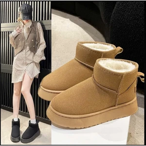 Giày Boost Nữ Mùa Đông Đế Độn Lót Lông Bên Trong Thời Trang Hàn Quốc B002 - ntshoes91