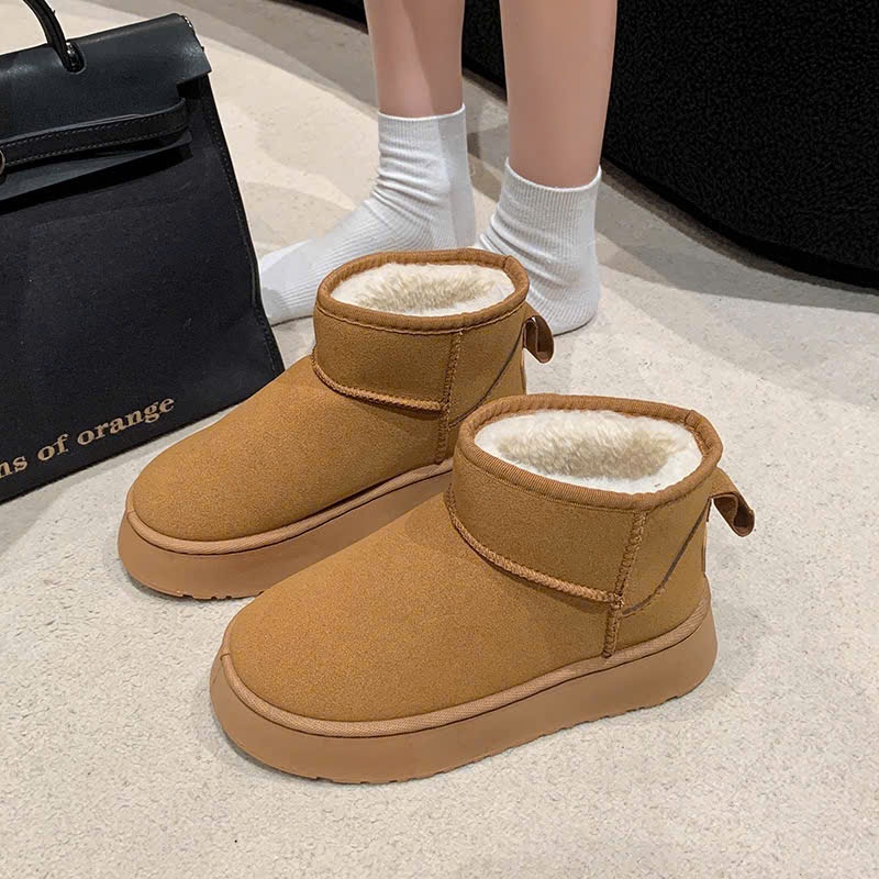 Giày Boost Nữ Mùa Đông Đế Độn Lót Lông Bên Trong Thời Trang Hàn Quốc B002 - ntshoes91
