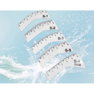 Khuôn vẽ lông mày, vẽ chân mày [TÍCH HỢP THƯỚC ĐO] vẽ sợi hairstroke