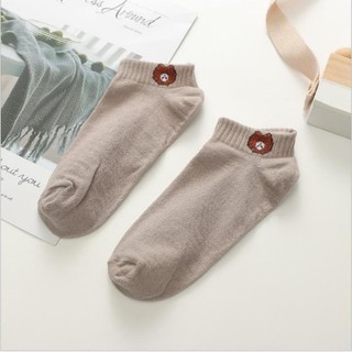 Set 10 đôi tất gấu chất cotton mix mầu,Tất Gấu người lớn