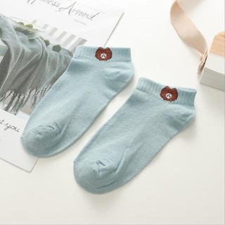 Set 10 đôi tất gấu chất cotton mix mầu,Tất Gấu người lớn