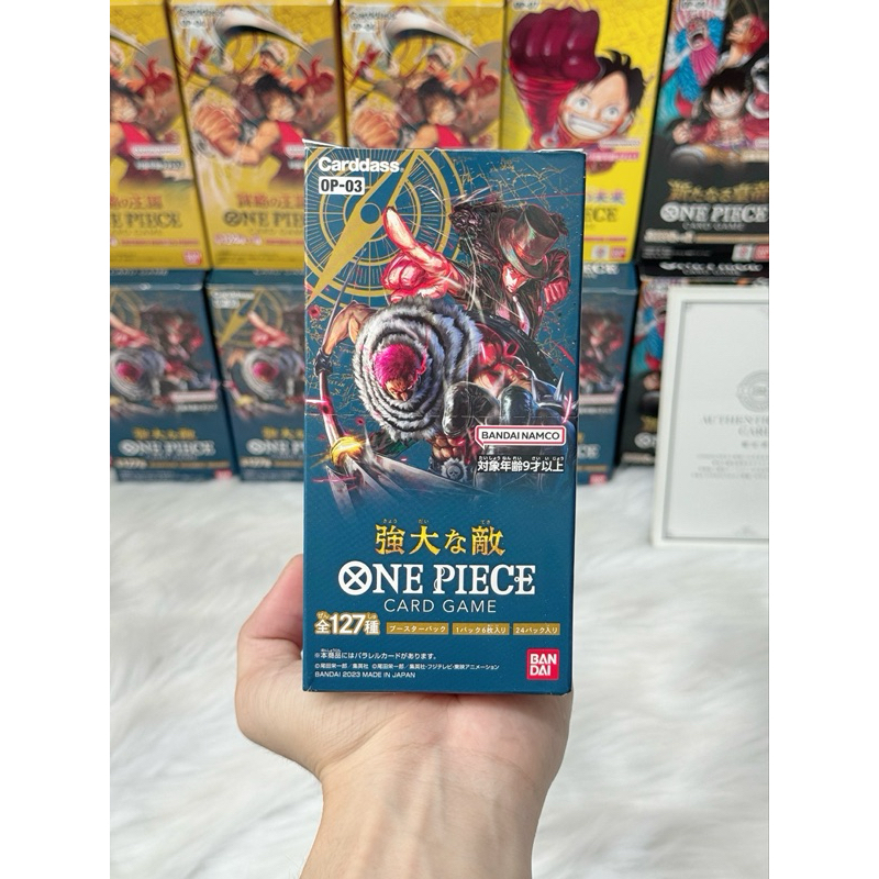 One Piece Booster Pack One Piece Card Game Booster Pack - OP-03 "Mighty  Enemies" (Japanese, Sealed, 6 Cards) Pokmon Sealed Booster Packs In  Japanese