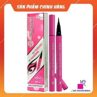 VIẾT KẺ MÍ MẮT MIRA Màu mực đen tuyền suốt 24h, không lem, dễ tẩy trang B538