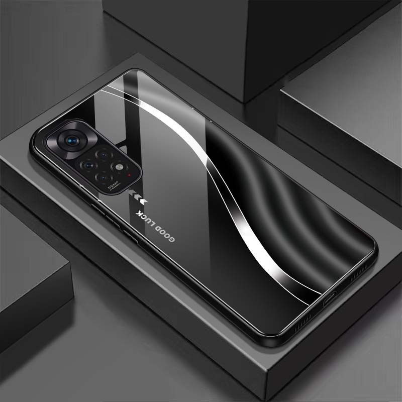 Ốp Lưng cho XIAOMI REDMI NOTE 11 4G, NOTE 11 5G, NOTE 11 PRO 4G/ 5G, NOTE 11S Mặt lưng kính cường lực, cao cấp Họa tiết