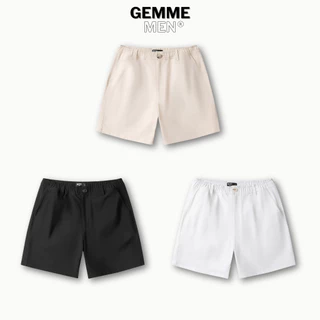Quần short kaki nút gài big size trên gối GEMME MEN, thể thao, năng động, big size 55kg - 150kg