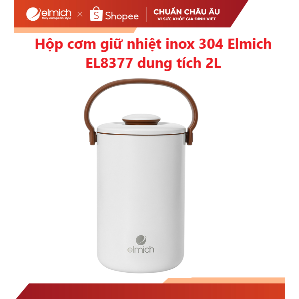 Hộp cơm giữ nhiệt inox 304 Elmich EL8377 dung tích 2L
