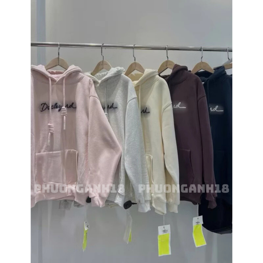 Áo hoodie nỉ lót lông siêu dày hàng QC l1