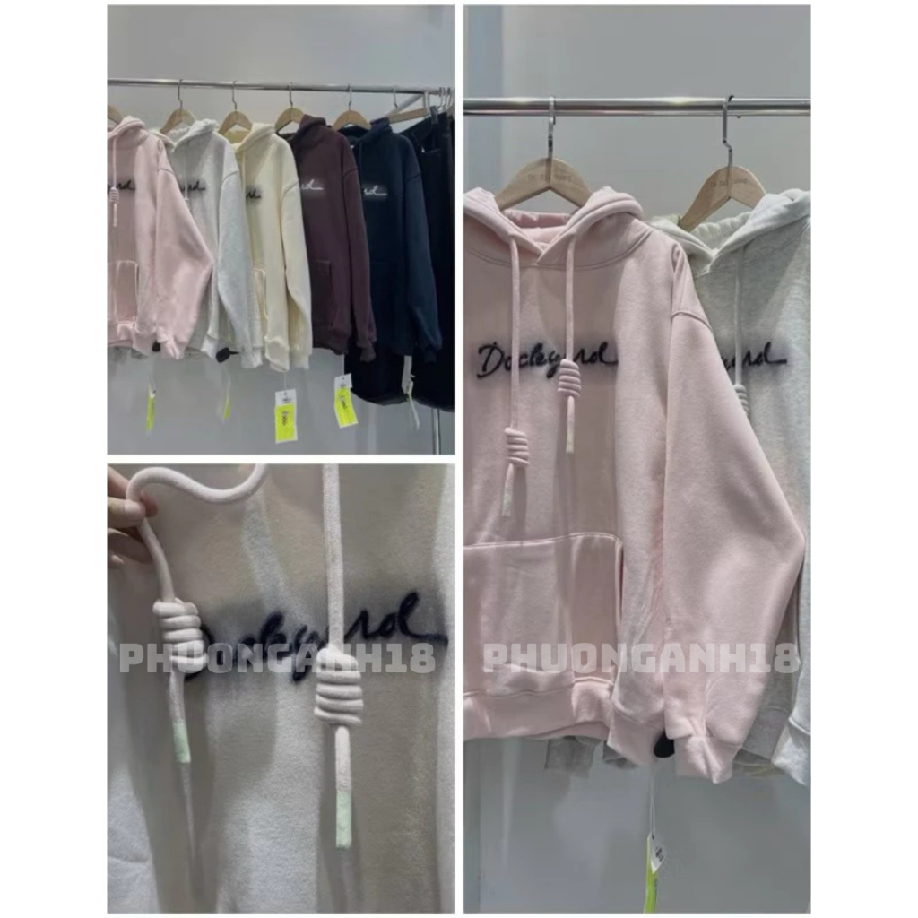 Áo hoodie nỉ lót lông siêu dày hàng QC l1