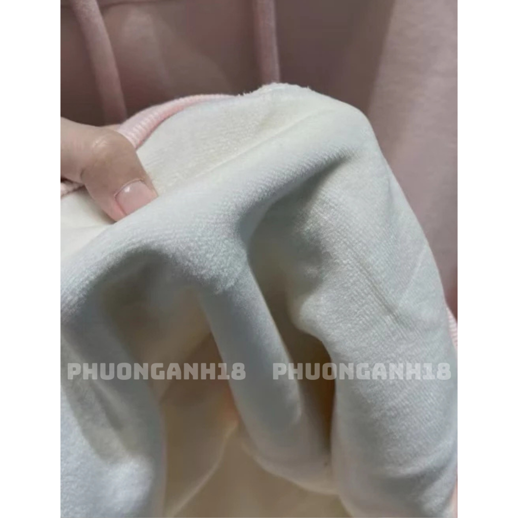Áo hoodie nỉ lót lông siêu dày hàng QC l1