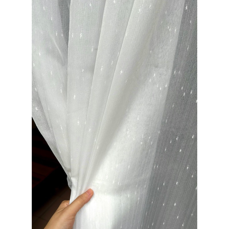 Rèm Khoen, Vải Voan Giọt Nước, Rèm Trang Trí ,Rèm Cửa Sổ , Trang Trí Decor Cho Căn Phòng Thêm Xinh Xắn