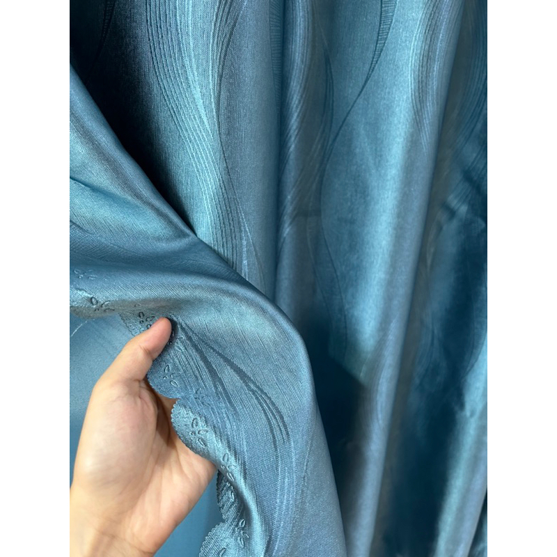 Rèm cửa màu xanh đậm,rèm khoen  trang trí decor phòng, rèm cửa sổ, cửa chính, vách ngăn, cản nắng 90%