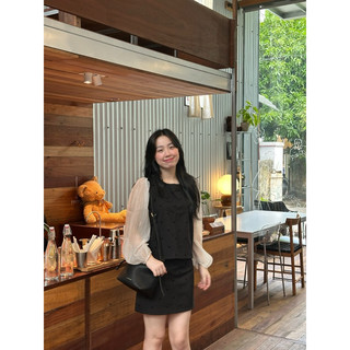 Lucie Set - set áo chân váy hoạ tiết nơ