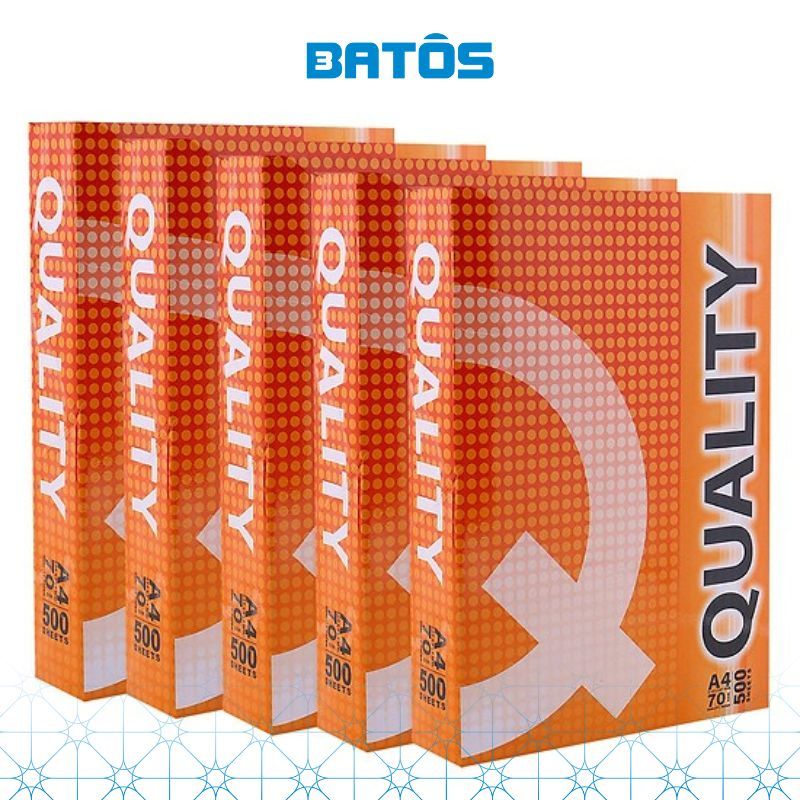 [Có VAT - 1 Ream] Giấy A4 QUALITY 70gsm  - Giấy nhập khẩu Thái Lan