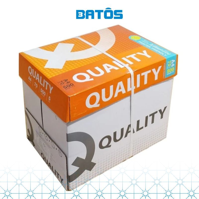 [Có VAT - 1 Ream] Giấy A4 QUALITY 70gsm  - Giấy nhập khẩu Thái Lan