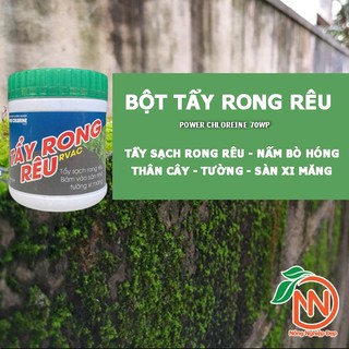 Bột Diệt Rong Rêu, Nấm Bò Hóng Cho Cây Hũ 250g, Vệ Sinh Vườn Tược, Chuồng Trại Power Chlorine 70WP
