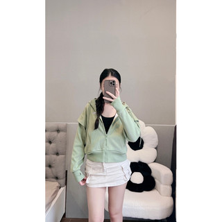 Áo Khoác Cotton QC Bassic Dáng Lững [6túi] Trẻ Trung Nữ Jacket Women