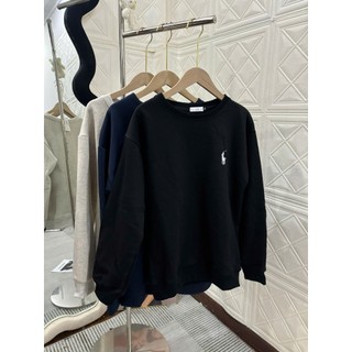 Áo nỉ Sweater Nam Nữ, Họa tiết thêu ngự, Chất liệu nỉ lót bông dày dặn, Thời Trang Thu đông Unisex