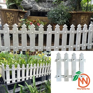 Tấm Hàng Rào Nhựa Lắp Ghép Trang Trí Vườn Dài 30cm x 30cm