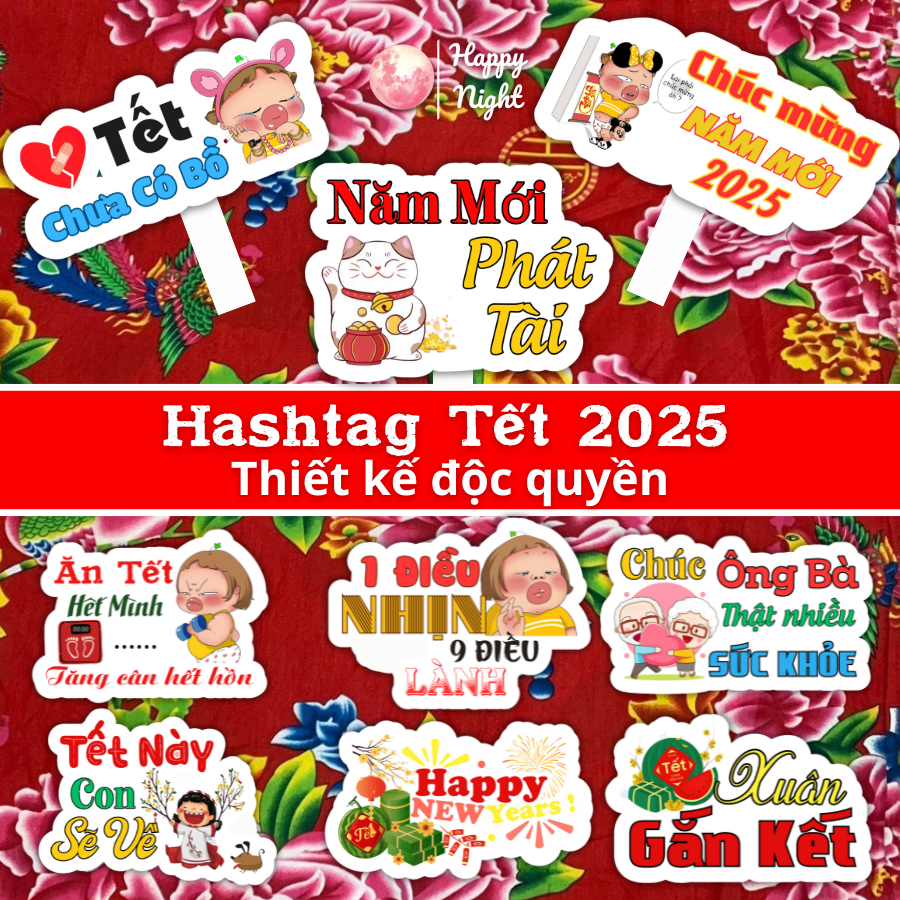 Hashtag tết 2025 cầm tay chụp ảnh tiệc cuối năm chúc mừng năm mới 2025 ...