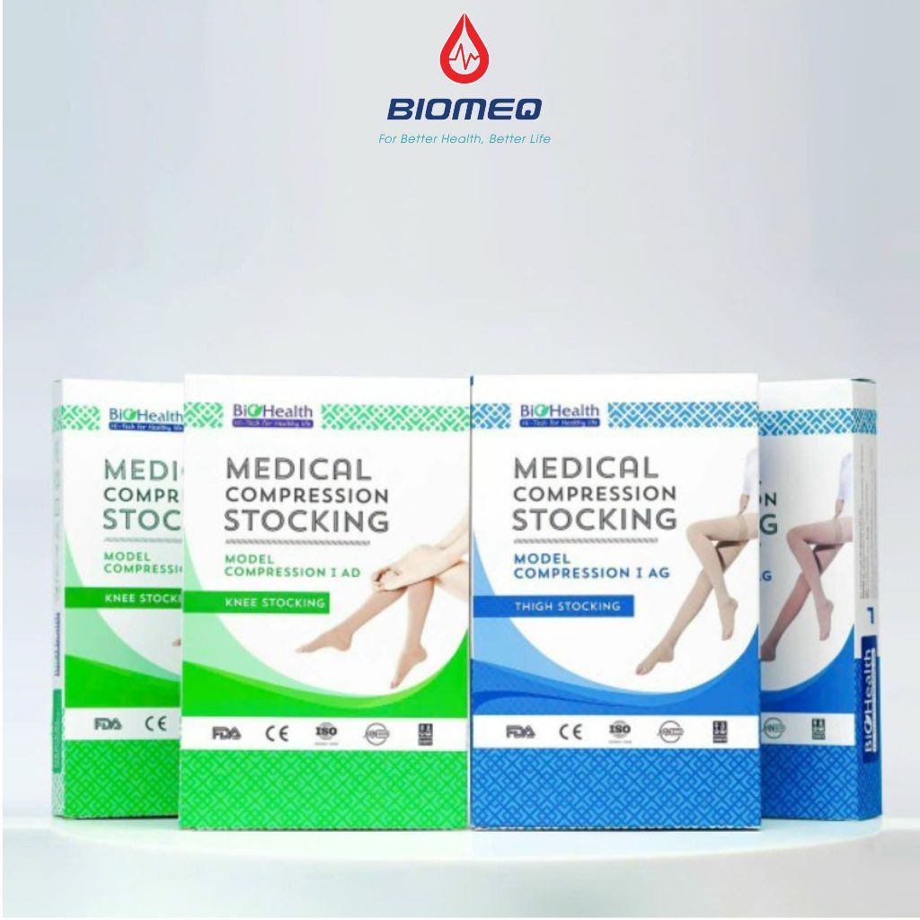 Vớ đùi, gối Y Khoa Biohealth Classic Medical Compression Stocking hỗ trợ suy giãn tĩnh mạch - Chính Hãng