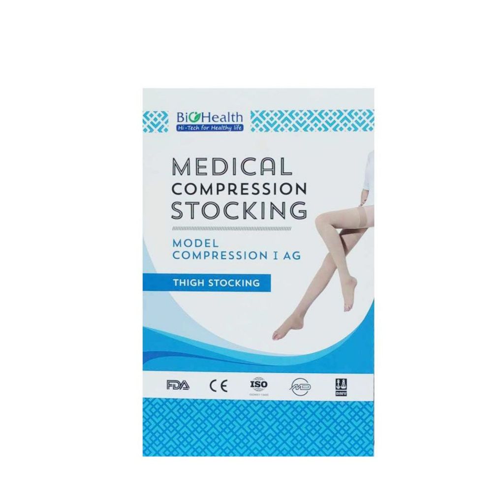 Vớ đùi, gối Y Khoa Biohealth Classic Medical Compression Stocking hỗ trợ suy giãn tĩnh mạch - Chính Hãng