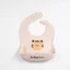 Yếm BabyBoo cho bé ăn dặm, Yếm Tootie ăn dặm chất liệu silicon có máng hứng an toàn dễ vệ sinh