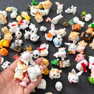Combo 10-20-50 mô hình tí hon size 2-4cm dễ thương trang trí bàn học, bàn làm việc, quà tặng