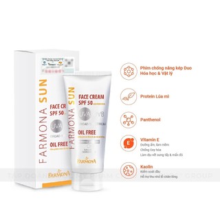 Kem Chống Nắng Farmona Sun Face Cream SPF50 Oil Free 50ml