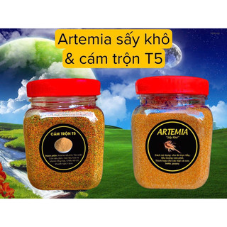 CÁM TRÙNG HUYẾT - CÁM ARTIMEA SẤY KHÔ - CÁM TRỘN T5 THỨC ĂN TOP 1 CHO CÁ CẢNH, CÁ GUPPY