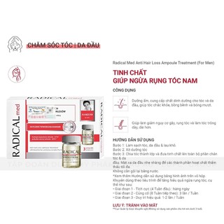 Tinh Chất Giúp Ngừa Rụng Tóc Cho Nam - Farmona Radical Med Anti Hair Loss Ampoule Treatment 3x5ml