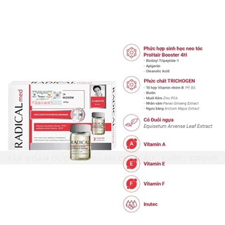 Tinh Chất Giúp Ngừa Rụng Tóc Cho Nam - Farmona Radical Med Anti Hair Loss Ampoule Treatment 3x5ml