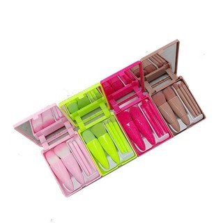 Bộ Cọ Trang Điểm Make Up Cá Nhân 5 Món Kèm Hộp Đựng,  HỌP CỌ 5 MÓN KÈM GƯƠNG , COTRANGDIEM4