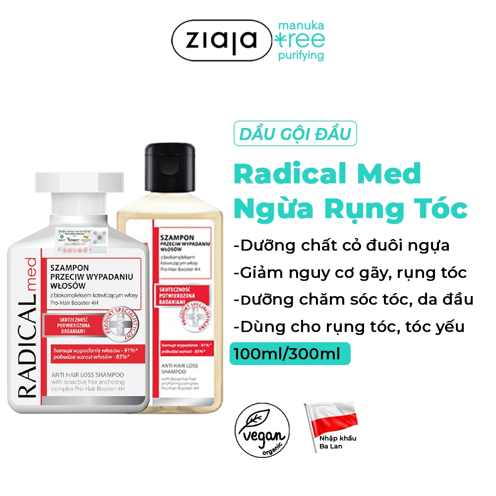 Dầu Gội Giúp Ngừa Rụng Tóc - Farmona Radical Med Anti Hair Loss Shampoo ...