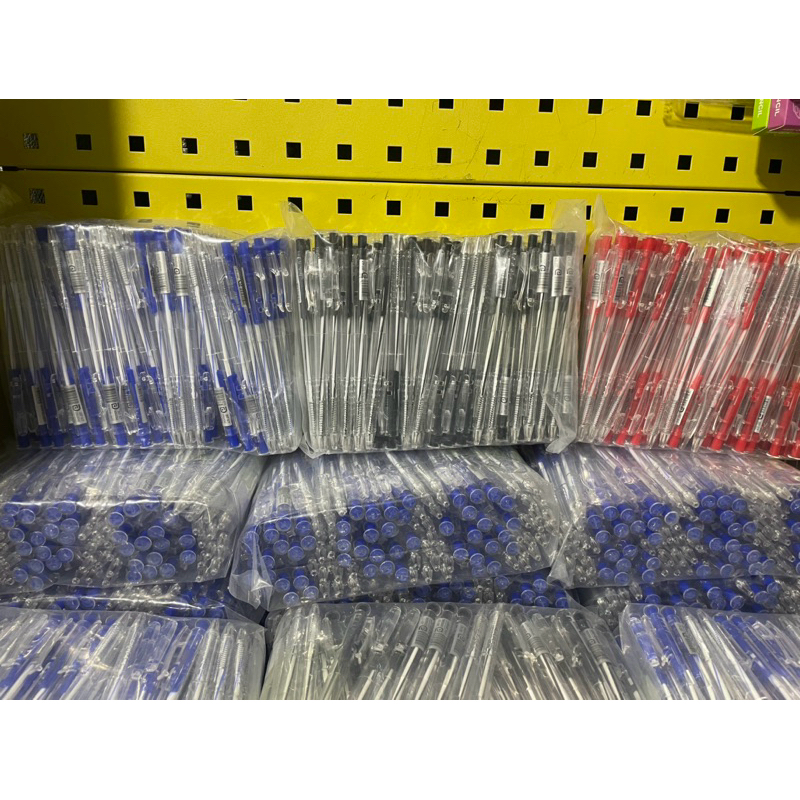 (COMBO 100) BÚT BI DF-207 ngòi 0.7MM (XANH/ĐỎ/ĐEN/MIX MÀU) viết êm trơn, mực ra đều, nhanh khô