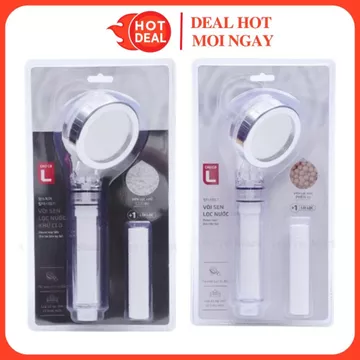 Vòi Sen Lọc Nước Khử Clo Choice L + Kèm 1 Lõi Lọc 3 Tầng Mạnh Mẽ Lọc Sạch Tạp Chất