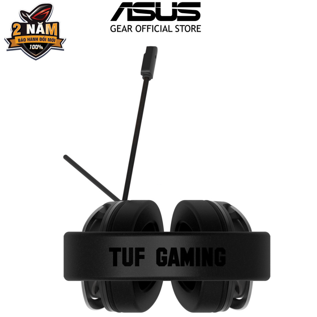 Tai nghe gaming TUF GAMING H3 (Màu xám) âm thanh vòm 7.1